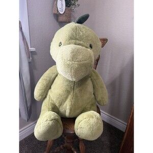 Animal Adventure Olive Green Dinosaur T-Rex Plush Stuffed Animal Soft Toy 21”